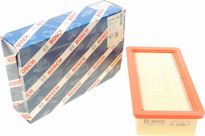 BOSCH 1 457 432 183 - Filtro aria www.autoricambit.com