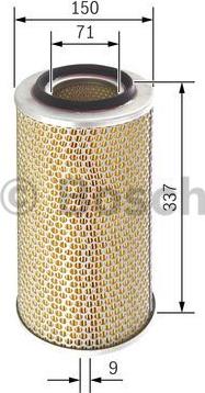 BOSCH 1 457 429 941 - Filtro aria www.autoricambit.com