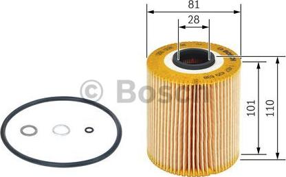 BOSCH 1 457 429 638 - Filtro olio www.autoricambit.com