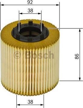 BOSCH 1 457 429 198 - Filtro olio www.autoricambit.com