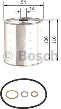 BOSCH 1 457 429 170 - Filtro olio www.autoricambit.com