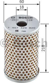 BOSCH 1 457 429 820 - Filtro idraulico, Sterzo www.autoricambit.com