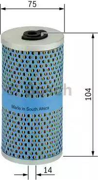 BOSCH 1 457 429 235 - Filtro olio www.autoricambit.com