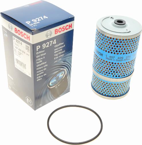 BOSCH 1 457 429 274 - Filtro olio www.autoricambit.com