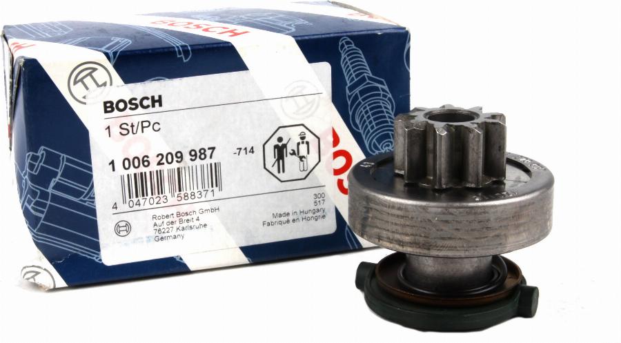 BOSCH 1 006 209 987 - Pignone, Motorino d'avviamento www.autoricambit.com