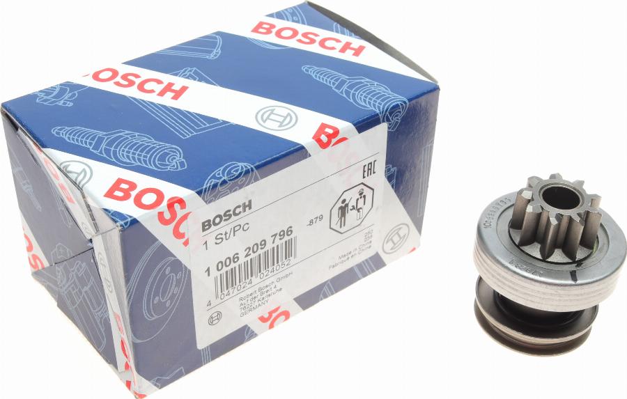 BOSCH 1 006 209 796 - Pignone, Motorino d'avviamento www.autoricambit.com