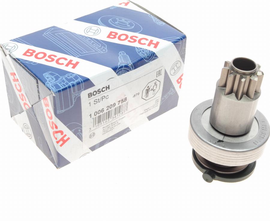 BOSCH 1 006 209 758 - Pignone, Motorino d'avviamento www.autoricambit.com