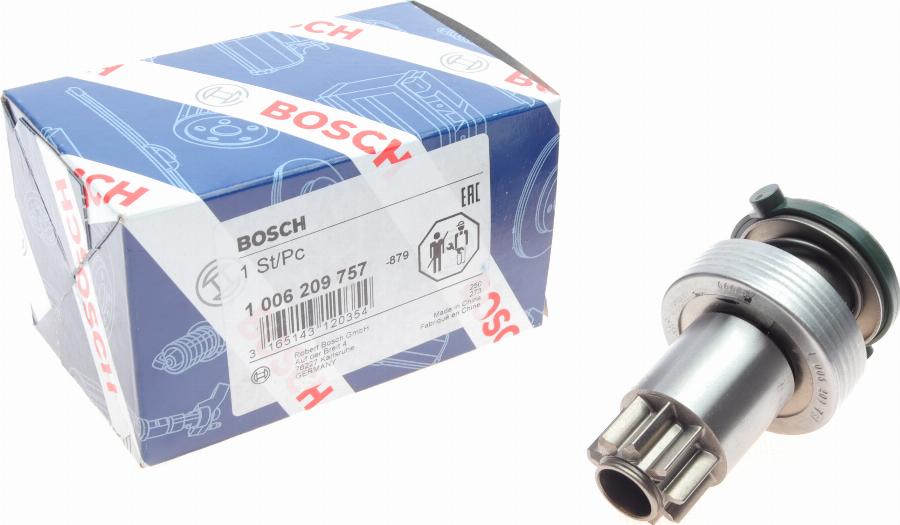 BOSCH 1 006 209 757 - Pignone, Motorino d'avviamento www.autoricambit.com