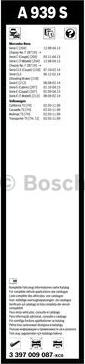 BOSCH 3 397 009 087 - Spazzola tergi www.autoricambit.com