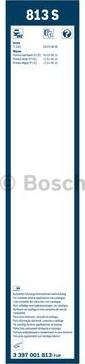 BOSCH 3 397 001 813 - Spazzola tergi www.autoricambit.com