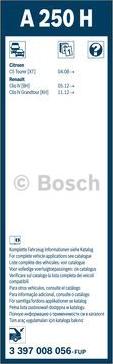 BOSCH 3 397 008 056 - Spazzola tergi www.autoricambit.com