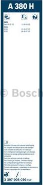 BOSCH 3 397 008 050 - Spazzola tergi www.autoricambit.com