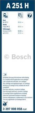 BOSCH 3 397 008 058 - Spazzola tergi www.autoricambit.com