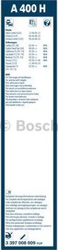 BOSCH 3 397 008 009 - Spazzola tergi www.autoricambit.com