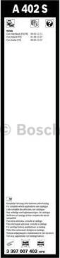 BOSCH 3 397 007 402 - Spazzola tergi www.autoricambit.com