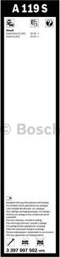 BOSCH 3 397 007 502 - Spazzola tergi www.autoricambit.com