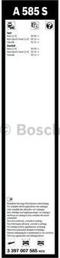 BOSCH 3 397 007 585 - Spazzola tergi www.autoricambit.com