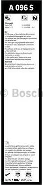 BOSCH 3 397 007 096 - Spazzola tergi www.autoricambit.com