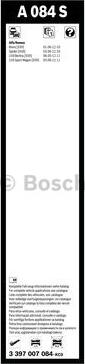 BOSCH 3 397 007 084 - Spazzola tergi www.autoricambit.com