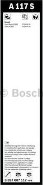 BOSCH 3 397 007 117 - Spazzola tergi www.autoricambit.com