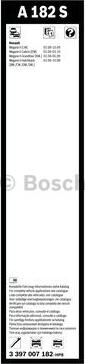 BOSCH 3 397 007 182 - Spazzola tergi www.autoricambit.com