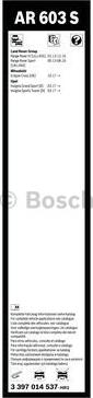 BOSCH 3 397 014 537 - Spazzola tergi www.autoricambit.com