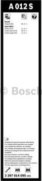 BOSCH 3 397 014 095 - Spazzola tergi www.autoricambit.com