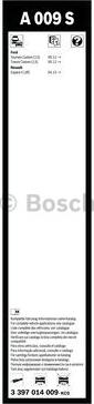 BOSCH 3 397 014 009 - Spazzola tergi www.autoricambit.com