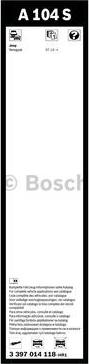 BOSCH 3 397 014 118 - Spazzola tergi www.autoricambit.com