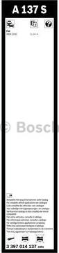 BOSCH 3 397 014 137 - Spazzola tergi www.autoricambit.com