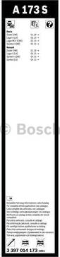 BOSCH 3 397 014 173 - Spazzola tergi www.autoricambit.com