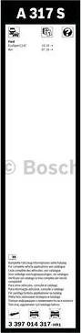 BOSCH 3 397 014 317 - Spazzola tergi www.autoricambit.com