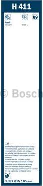 BOSCH 3 397 015 105 - Spazzola tergi www.autoricambit.com