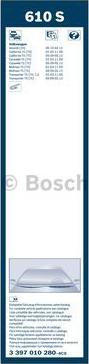 BOSCH 3 397 010 280 - Spazzola tergi www.autoricambit.com