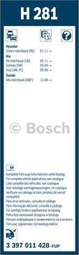 BOSCH 3 397 011 428 - Spazzola tergi www.autoricambit.com