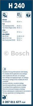 BOSCH 3 397 011 677 - Spazzola tergi www.autoricambit.com