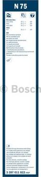 BOSCH 3 397 011 822 - Spazzola tergi www.autoricambit.com