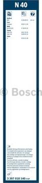 BOSCH 3 397 018 140 - Spazzola tergi www.autoricambit.com