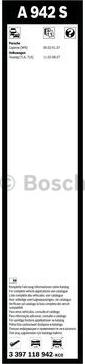 BOSCH 3 397 118 942 - Spazzola tergi www.autoricambit.com