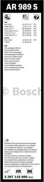 BOSCH 3 397 118 989 - Spazzola tergi www.autoricambit.com