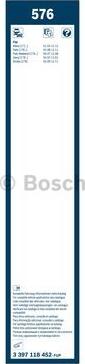 BOSCH 3 397 118 452 - Spazzola tergi www.autoricambit.com