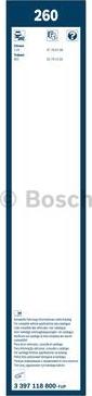 BOSCH 3 397 118 800 - Spazzola tergi www.autoricambit.com