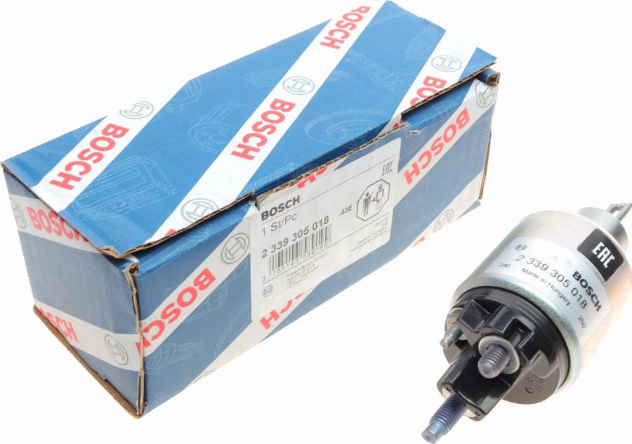 BOSCH 2 339 305 018 - Elettromagnete, Motore d'avviamento www.autoricambit.com