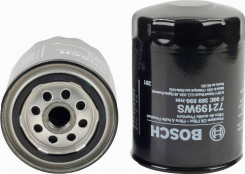 BOSCH F 00E 369 896 - Filtro olio www.autoricambit.com