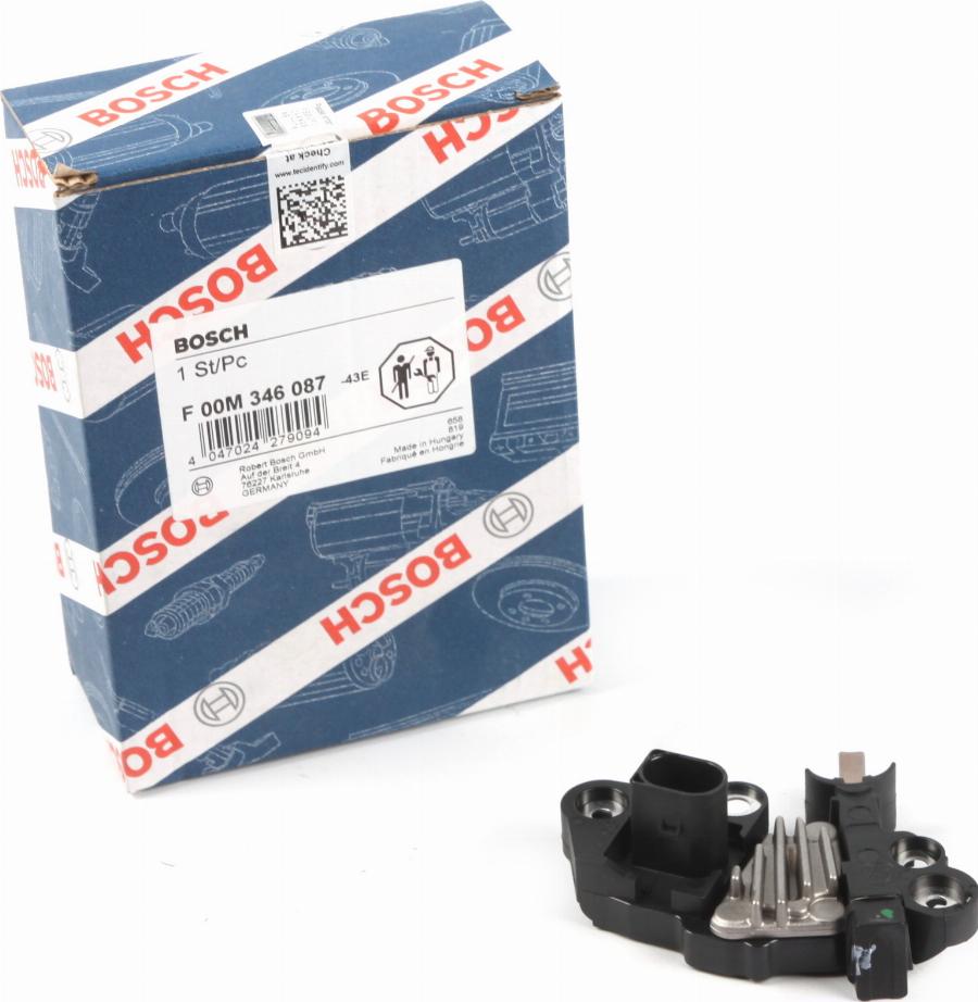 BOSCH F 00M 346 087 - Regolatore di tensione del generatore www.autoricambit.com