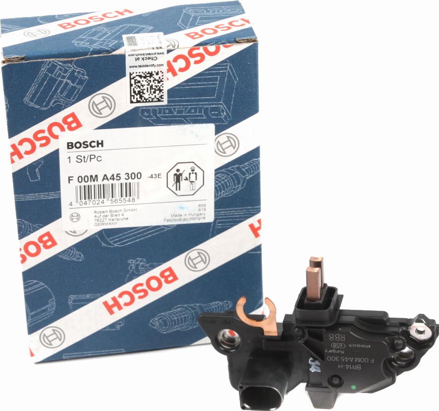 BOSCH F 00M A45 300 - Regolatore di tensione del generatore www.autoricambit.com