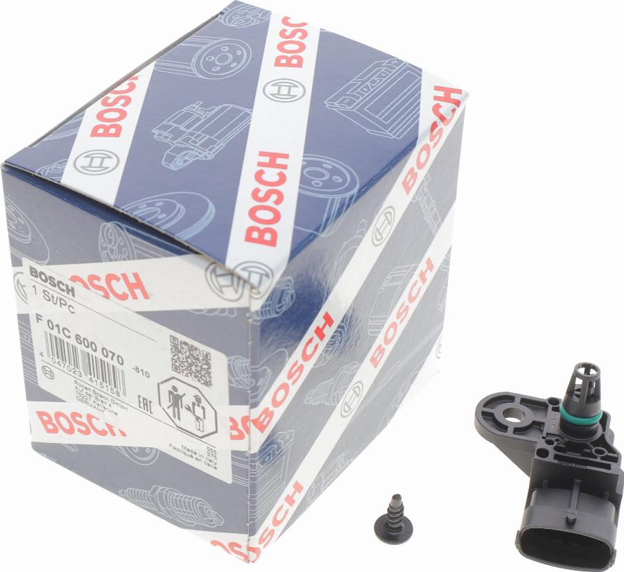 BOSCH F 01C 600 070 - Sensore, Pressione collettore d'aspirazione www.autoricambit.com