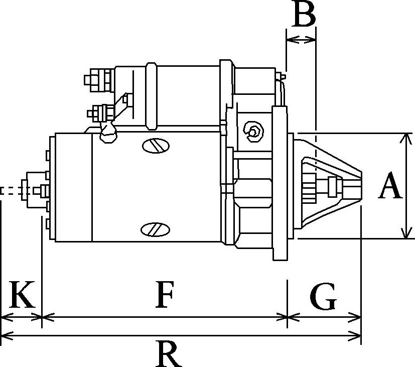 BOSCH F 032 110 519 - Motorino d'avviamento www.autoricambit.com