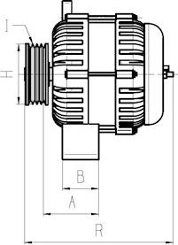 BOSCH F 032 110 619 - Alternatore www.autoricambit.com