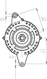 BOSCH F 032 110 619 - Alternatore www.autoricambit.com